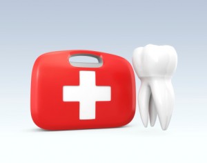 tooth and first aid kit