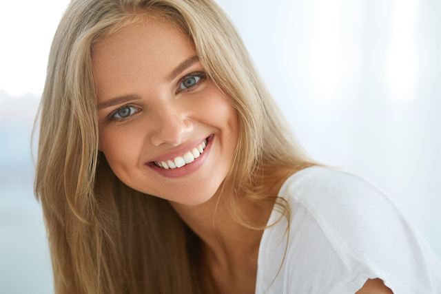 Portrait Beautiful Happy Woman With White Teeth Smiling Beauty Cowlitz River Dental Blog 